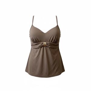 Coco Reef Tankini Swim Top Bra Tan Brown 32C
